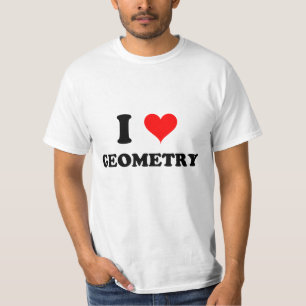 Camiseta Eu amo a geometria