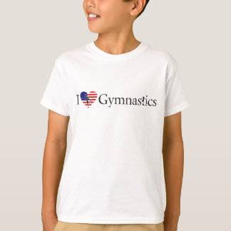 Camiseta Eu amo a ginástica