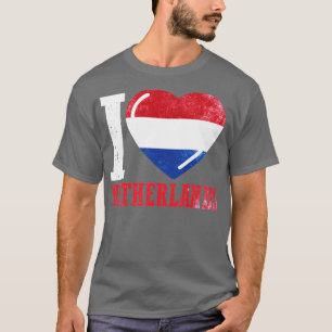 Camiseta Eu amo a Holanda