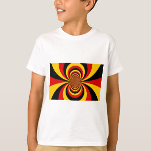 Camiseta Eu Amo A Impressão De Arte Da Alemanha Nacional