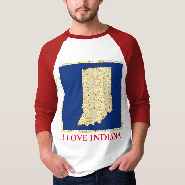 CAMISETA EU AMO A INDIANA! (Frente)