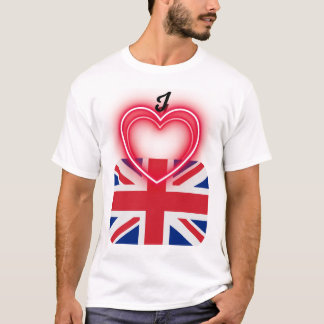 Camiseta Eu amo a Inglaterra