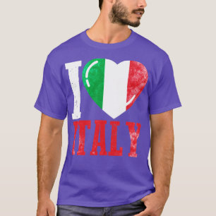 Camiseta Eu amo a Itália