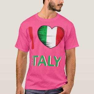 Camiseta Eu Amo A Itália Minha Casa Meu País 3