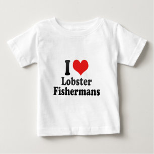 Camiseta Eu amo a lagosta Fishermans