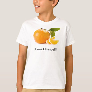 Camiseta Eu amo a laranja!!!