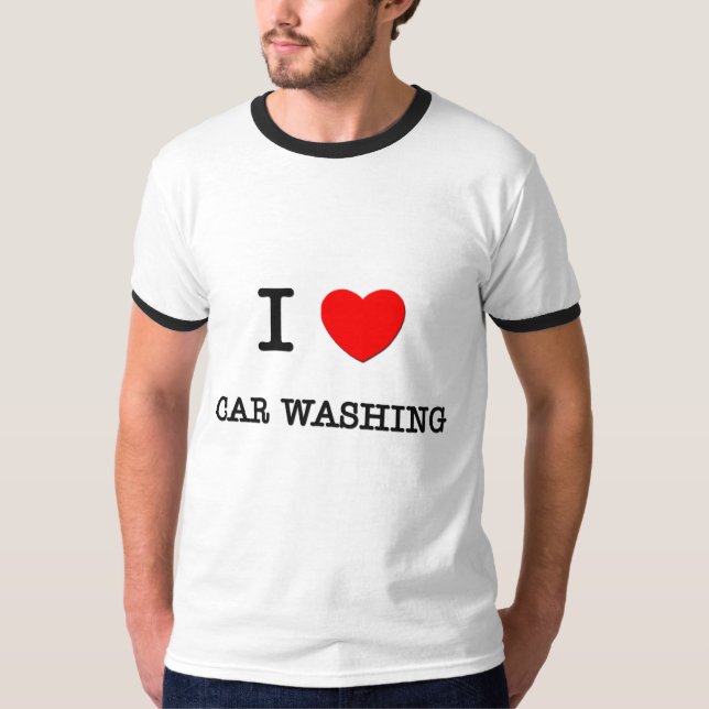 CAMISETA EU AMO A LAVAGEM DO CARRO (Frente)