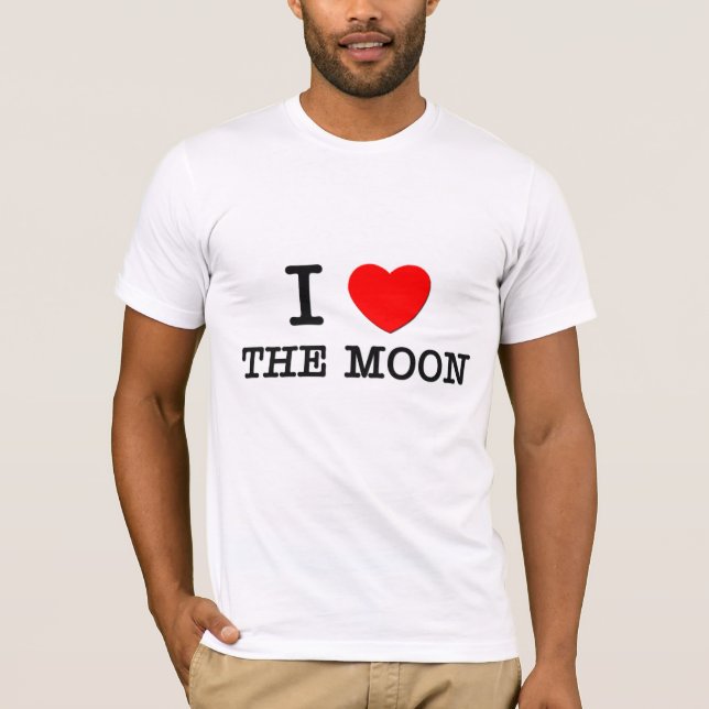 Camiseta Eu amo a lua (Frente)