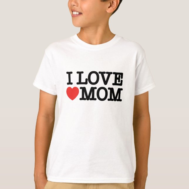 Camiseta Eu amo a mãe (Frente)