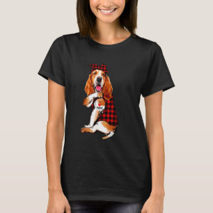 Camiseta Eu Amo A Mãe Tatto Engraçado Cachorro Bandana