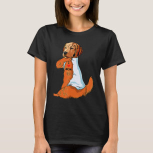 Camiseta Eu Amo A Mãe Tatto Hovawart Mãe Mulheres Cachorro