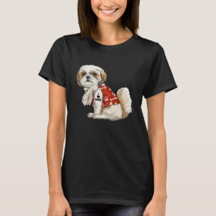Camiseta Eu Amo A Mãe Tattoo Shih Tzu Mãe Dia de as mães En