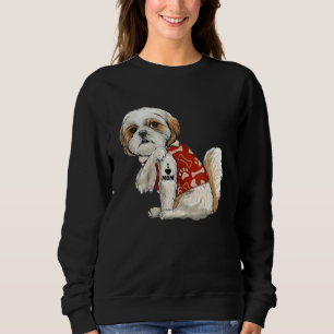 Camiseta Eu Amo A Mãe Tattoo Shih Tzu Mãe Dia de as mães En