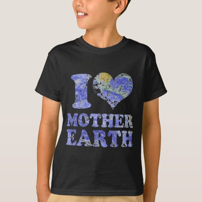 Camiseta Eu Amo a Mãe Terra  (Frente)