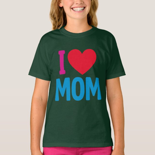 CAMISETA "EU AMO A MÃE" TSHIRT (Frente)