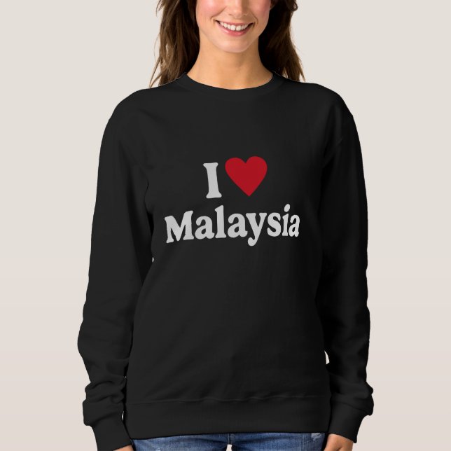 Camiseta Eu amo a Malásia (Frente)