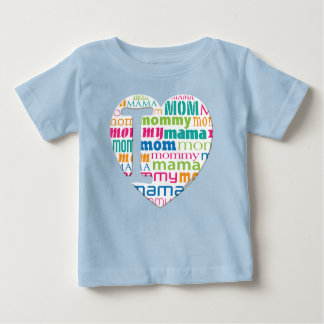 Camiseta Eu amo a mamã, Mama, mamãe -