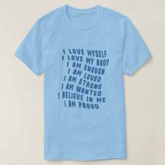 Camiseta Eu Amo a Mim Mesmo 