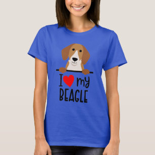 Camiseta Eu Amo A Minha Beagle