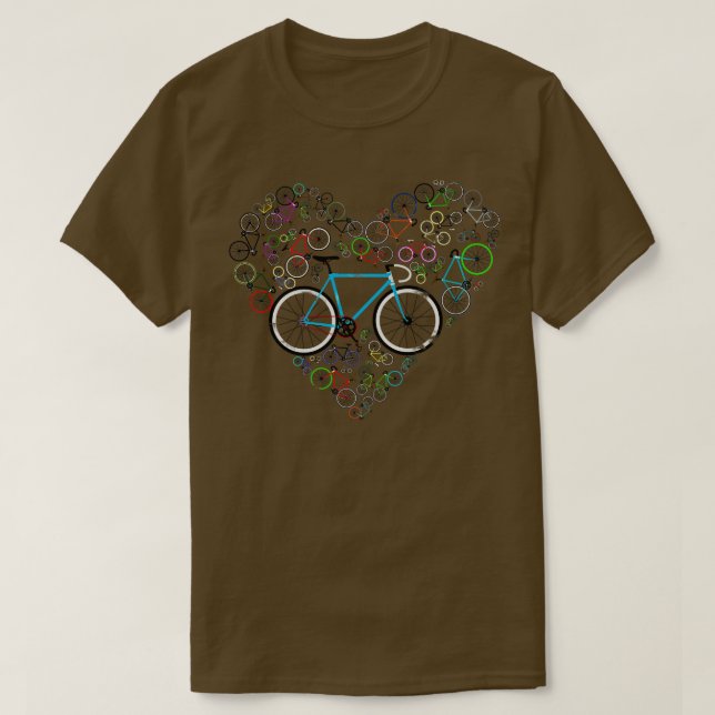 Camiseta Eu Amo A Minha Bicicleta (Frente do Design)