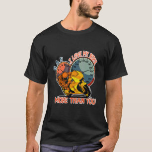 Camiseta Eu amo a minha bicicleta mais do que tu, a BAIE Sp