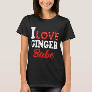Camiseta Eu Amo A Minha Cabeça Vermelha Ginger Babe
