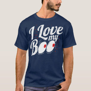 Camiseta Eu Amo A Minha Festeira De Boo Para O Halloween