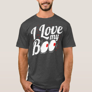 Camiseta Eu Amo A Minha Festeira De Boo Para O Halloween