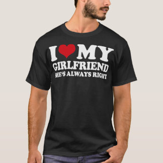 Camiseta Eu Amo A Minha Namorada Sempre Certa1