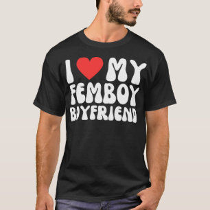 Camiseta Eu Amo A Minha Namorado Femboy UWU Anima Feminina 