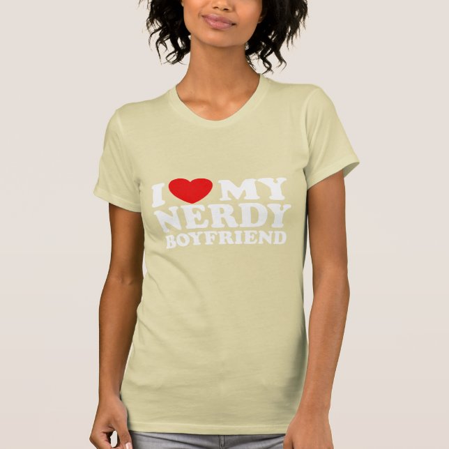 Camiseta Eu Amo A Minha Namorado Nerdy (Frente)