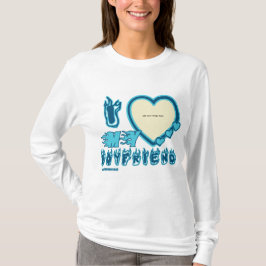 Camiseta Eu Amo A Minha Namorado Personalizada Capa Longa