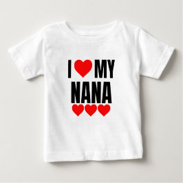 CAMISETA EU AMO A MINHA NANA