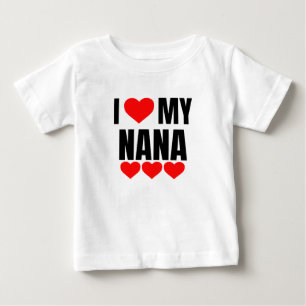 CAMISETA EU AMO A MINHA NANA