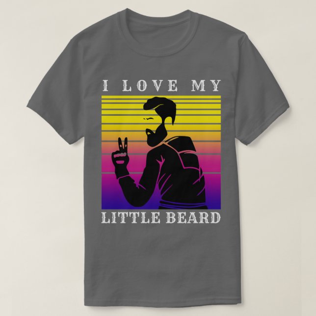 Camiseta Eu Amo A Minha Pequena Barba 43 (Frente do Design)
