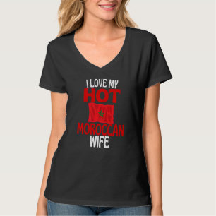 Camiseta Eu Amo A Minha Quente Esposa Marroquina Relação Ma