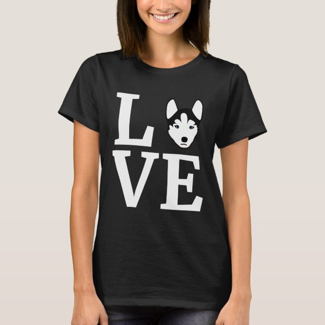 Camiseta Eu Amo A Minha Rouco De Boneca Para Os Proprietári (Frente)