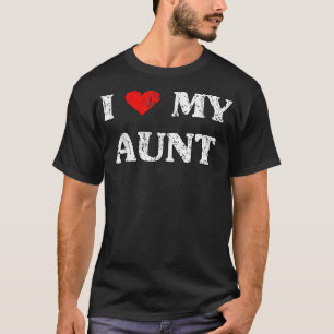 Camiseta Eu Amo A Minha Tia Graphic