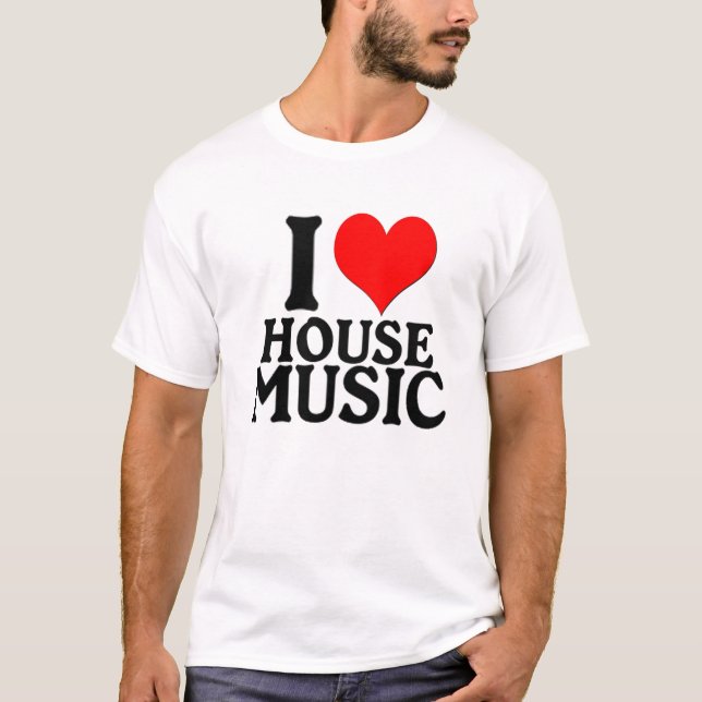 CAMISETA EU AMO A MÚSICA DA CASA (Frente)