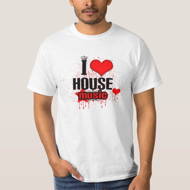 CAMISETA EU AMO A MÚSICA DA CASA (Frente)