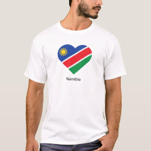 Camiseta Eu amo a Namíbia