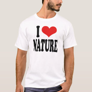 Camiseta Eu amo a natureza