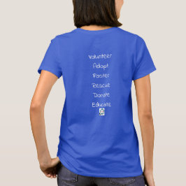 Camiseta Eu amo a obscuridade do cão do abrigo de Lucy