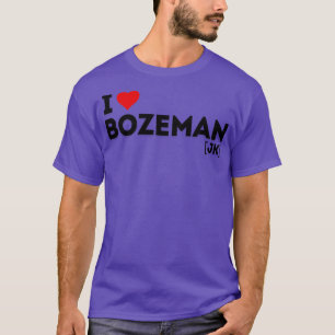 Camiseta Eu amo a piada Bozeman