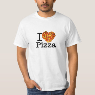 Camiseta Eu amo a pizza