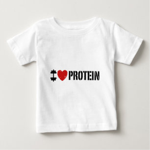 Camiseta Eu amo a proteína
