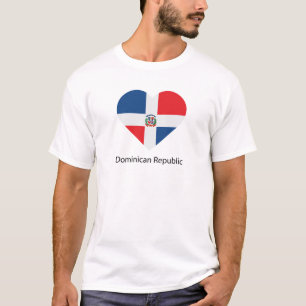 Camiseta Eu amo a República Dominicana