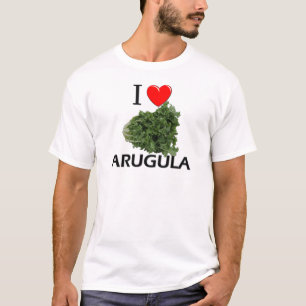 Camiseta Eu amo a rúcula