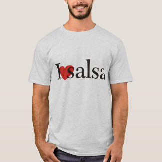 Camiseta Eu amo a salsa