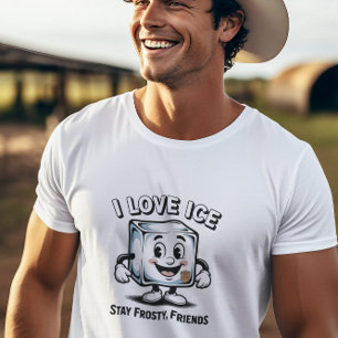 Camiseta Eu Amo a Segurança de Fronteiras de Imigração do I